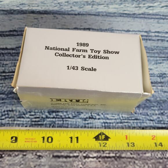 Vintage 1989 Ertl 1/43 scale Allis-Chalmers D-19 w/frontend tractor orange/white - Picture 10 of 10